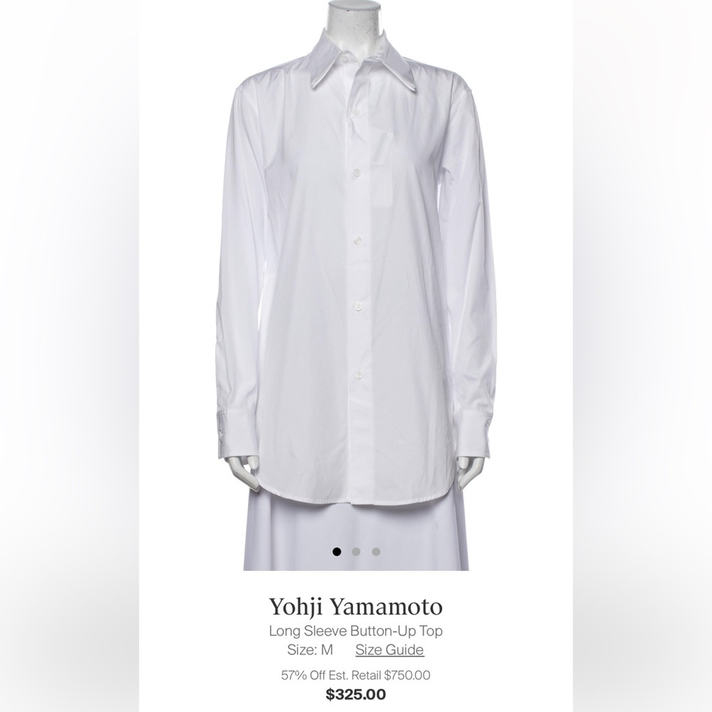 Yohji Yamamoto Buttoned Dress Shirt
